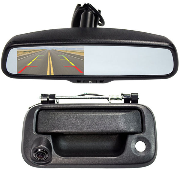 Tailgate Backup Camera and 4.3 Mirror Monitor for 2004-2016 Ford
