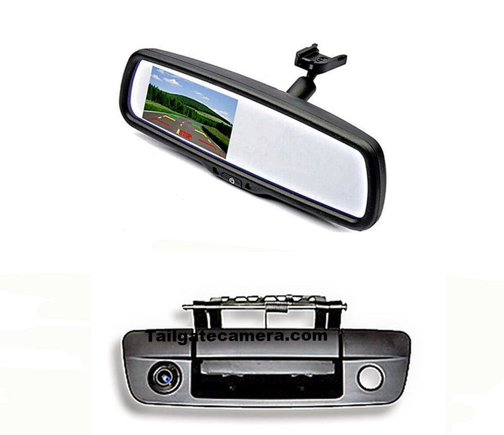Tailgate Backup Camera & 4.3 Mirror Monitor for 2009-2018 Dodge Ram Truck