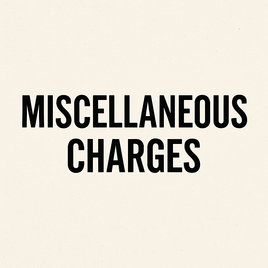 miscellaneous charge
