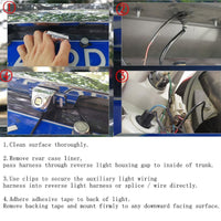 Super Bright 6 LED backup Camera illumination light