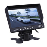 Commercial 7" Dash Monitor Display Screen - 2 Video inputs/channels