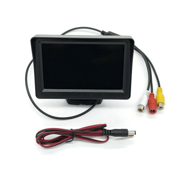 4.3" Dash Monitor Display Screen - 1 Video input/channel