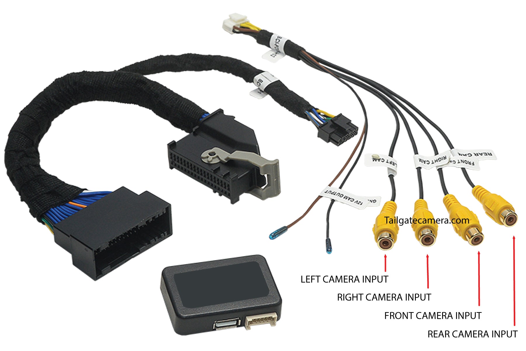 まみ］カメラ4台 Camera Interface for Ford MyFord Touch 8.4” Radios| Tailgatecamera.com