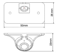 FLEXIBLE HOUSING SELF-ADHESIVE BLIND SPOT CAMERA