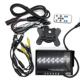 Commercial 7" Dash Monitor Display Screen - 4 Video inputs/channels